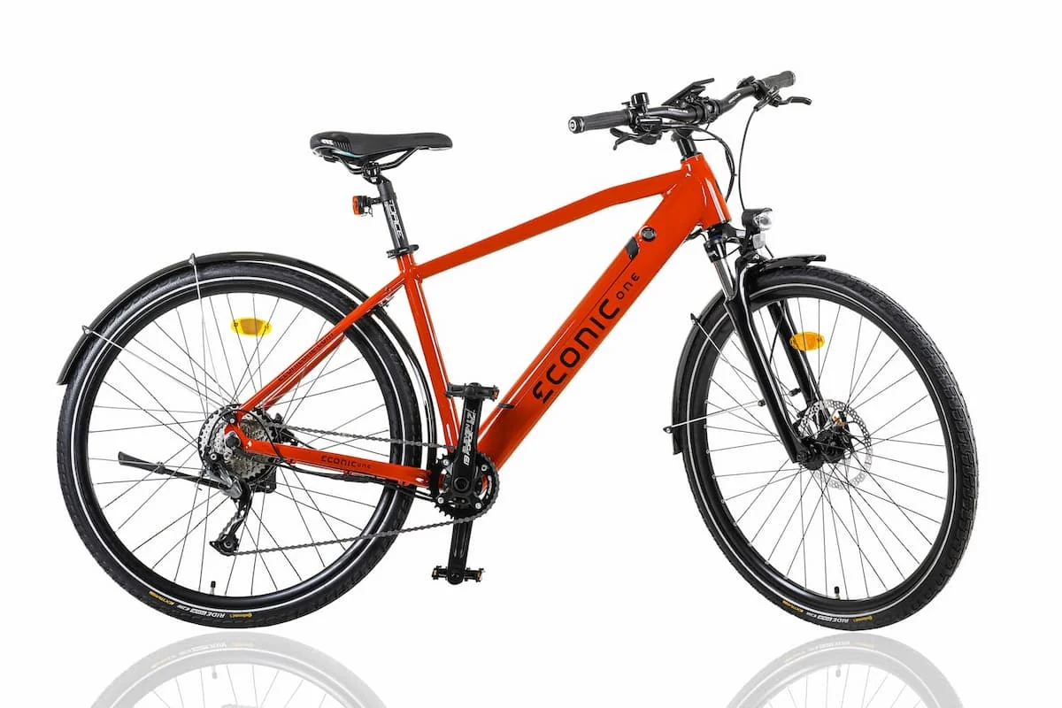 E Bike Trekking Herren 28 Zoll Econic One Urban Smart L 48 Rot