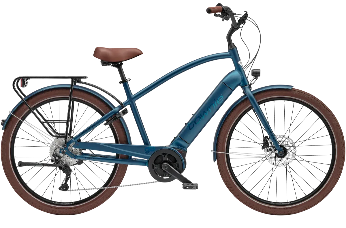 Electra Townie Path Go! 10D EQ E Bike Cruiser 2024 Blau