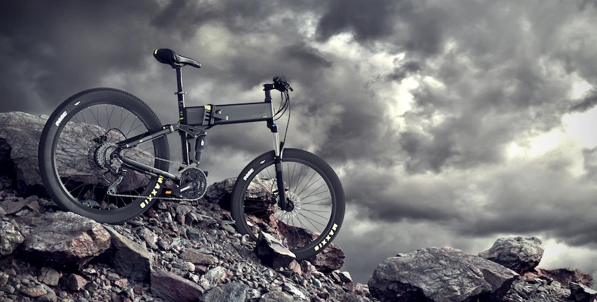 E Bike Fully Mountainbike Klapprad 27,5 Zoll Legend Etna 250W 14ah Grau