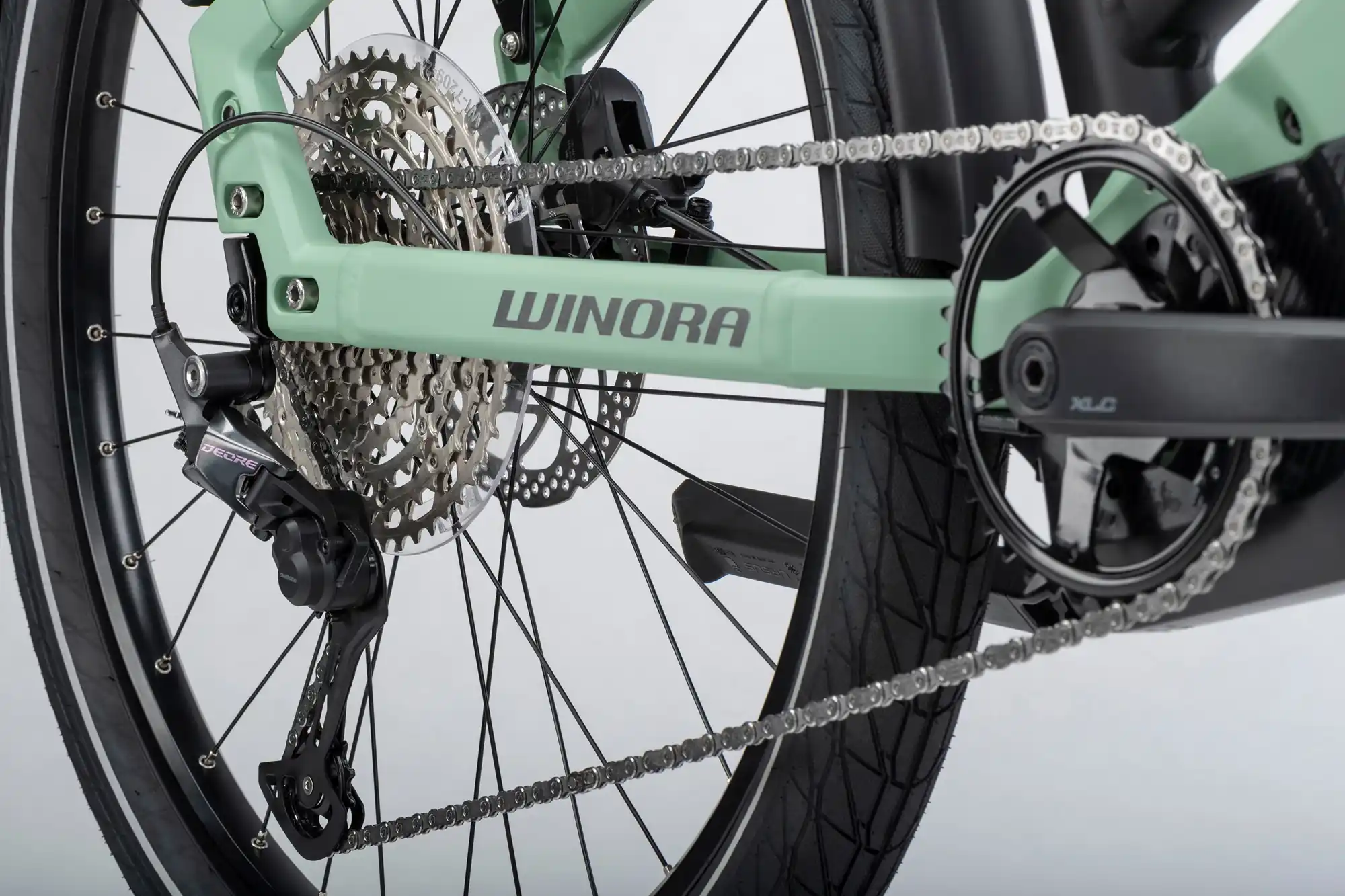 Winora Yakun 12 sportieve elektrische fiets dames Bosch middenmotor 27,5 inch 55cm