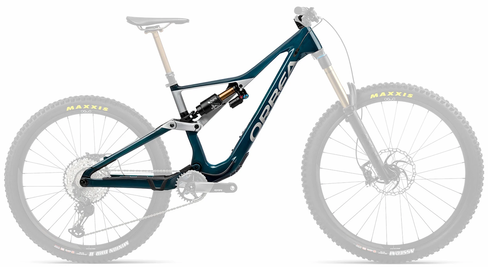 Orbea RALLON+X2 2POS FK 2023 Mountainbike Carbon Rahmen Blau S