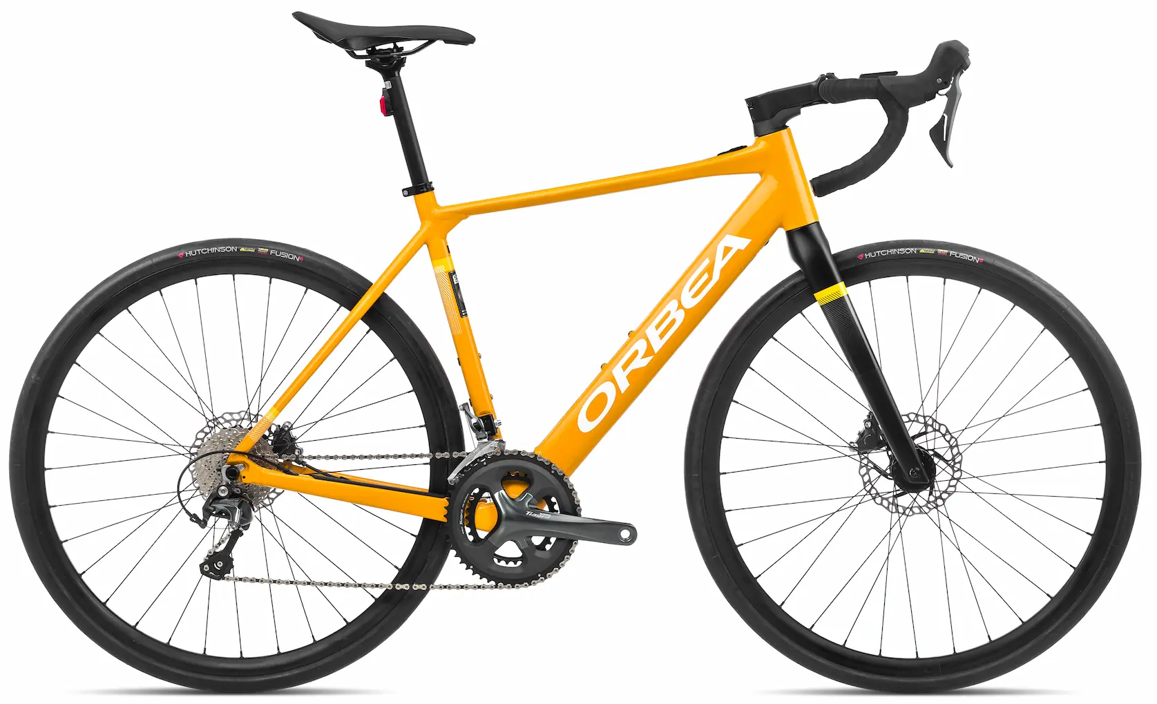 Orbea Gain D40 2023 Elektrische Racefiets Oranje Mango XS 46cm