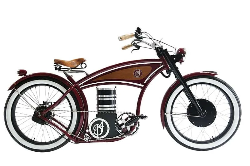 Chopper Fahrrad E Bike B4 Bikes 720Wh Indian Rot