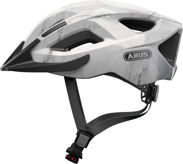 Abus Fahrradhelm mit Licht Aduro 2.0 Weiss L