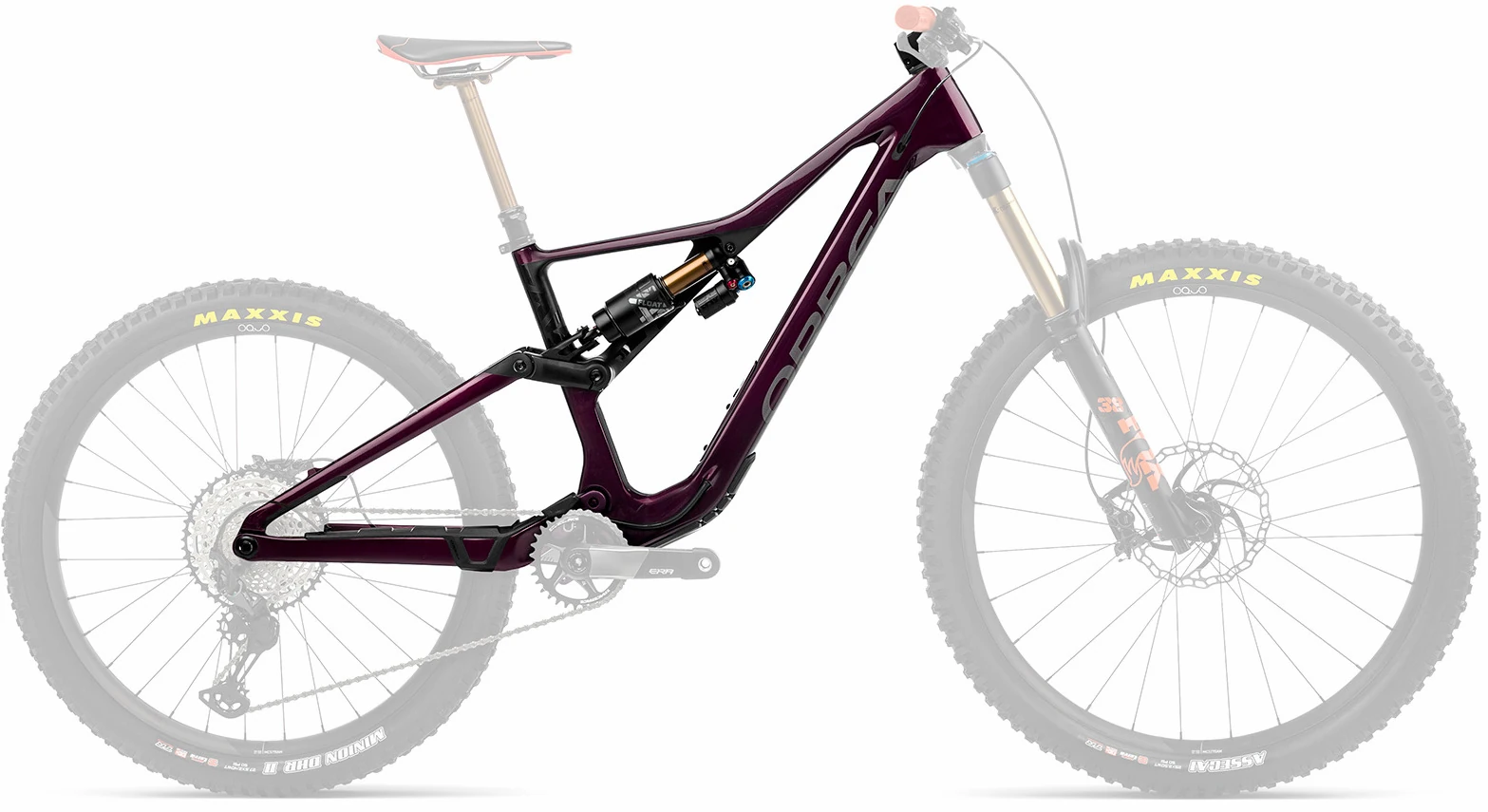 Orbea RALLON+X2 2POS FK 2023 Mountainbike Carbon Rahmen violett L