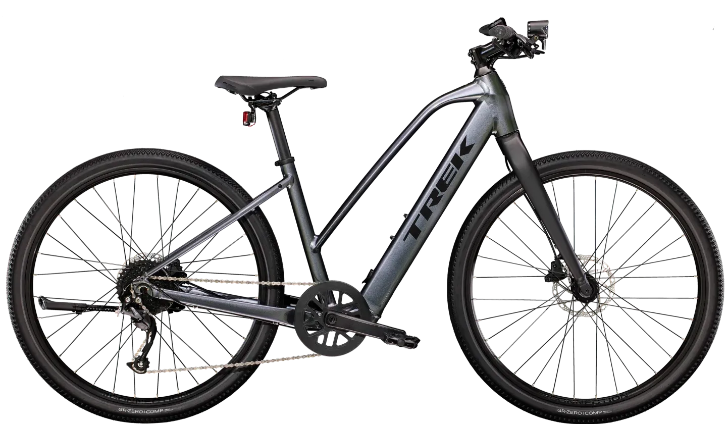 Not available Dual Sport+ 2 Stagger Electric Gravel Bike Ladies Straightbar 2023 L Grey