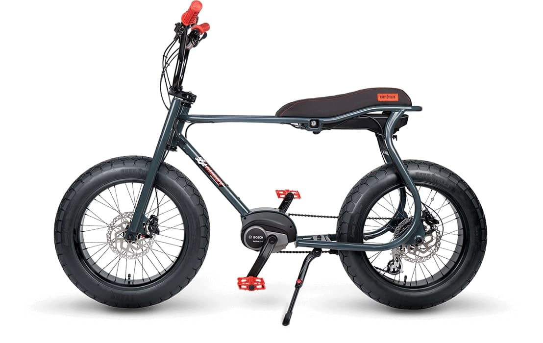 E Fatbike Ruff Cycles Retro Bosch Mittelmotor Lil'Buddy CX Schwarz