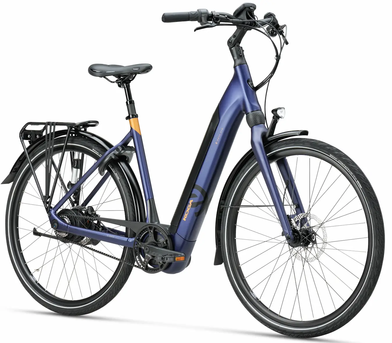 Koga E-NOVA EVO-PT Unlimited E Bike Damen Trekking Tiefeinsteiger Blau 400Wh M