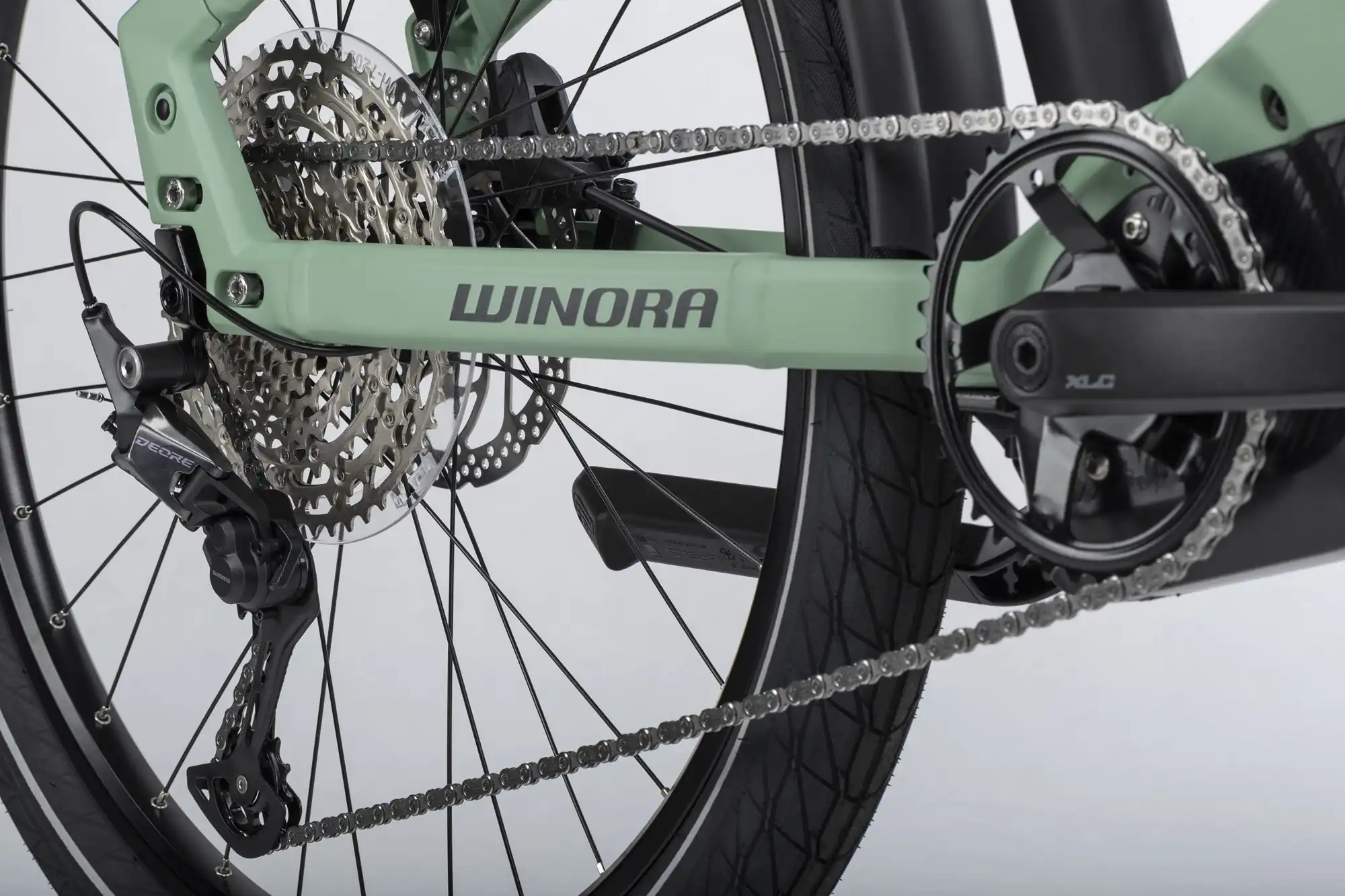 Winora Yakun 12 sportieve elektrische fiets heren Bosch middenmotor 27,5 inch 60cm