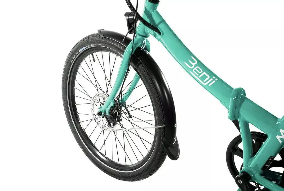 Vélo Électrique Pliant 24" Smart Mach Benji Turquoise 374Wh