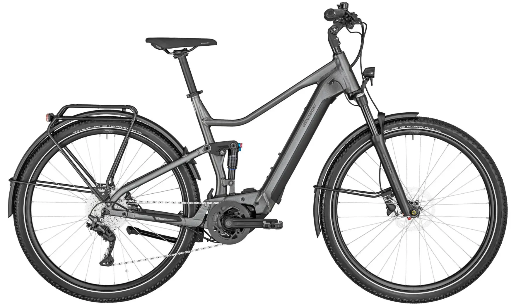 Bergamont E-Horizon FS Edition Trekking E Bike Fully mit Gepäckträger XL