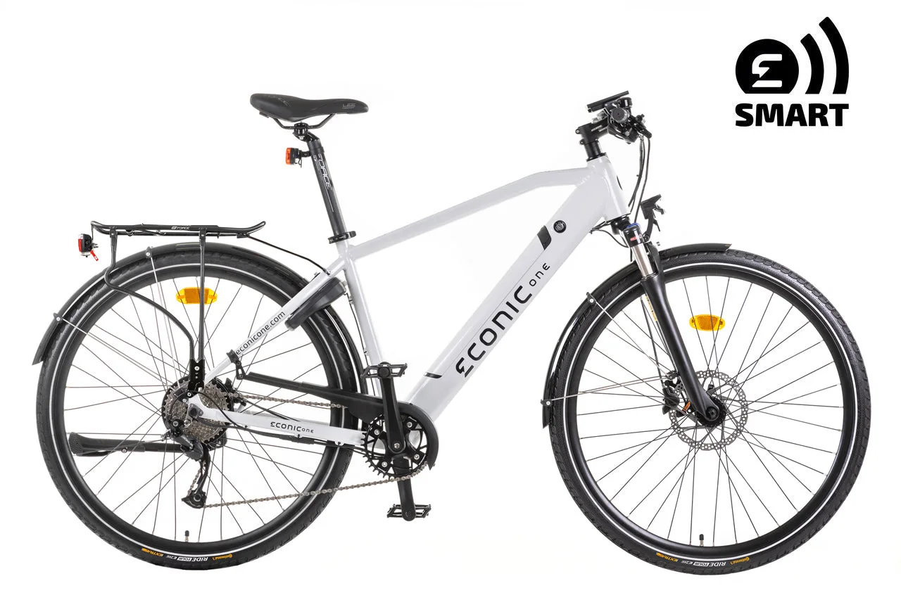 E Bike Trekking Herren Econic One Urban Smart L 48cm Weiss