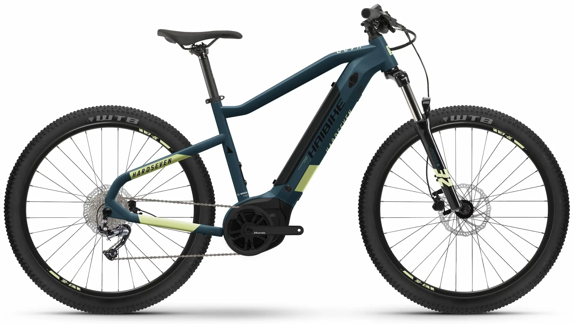 Haibike HardSeven 5 2022 Elektrische Mountainbike heren Bosch 27,5" blauw 47cm