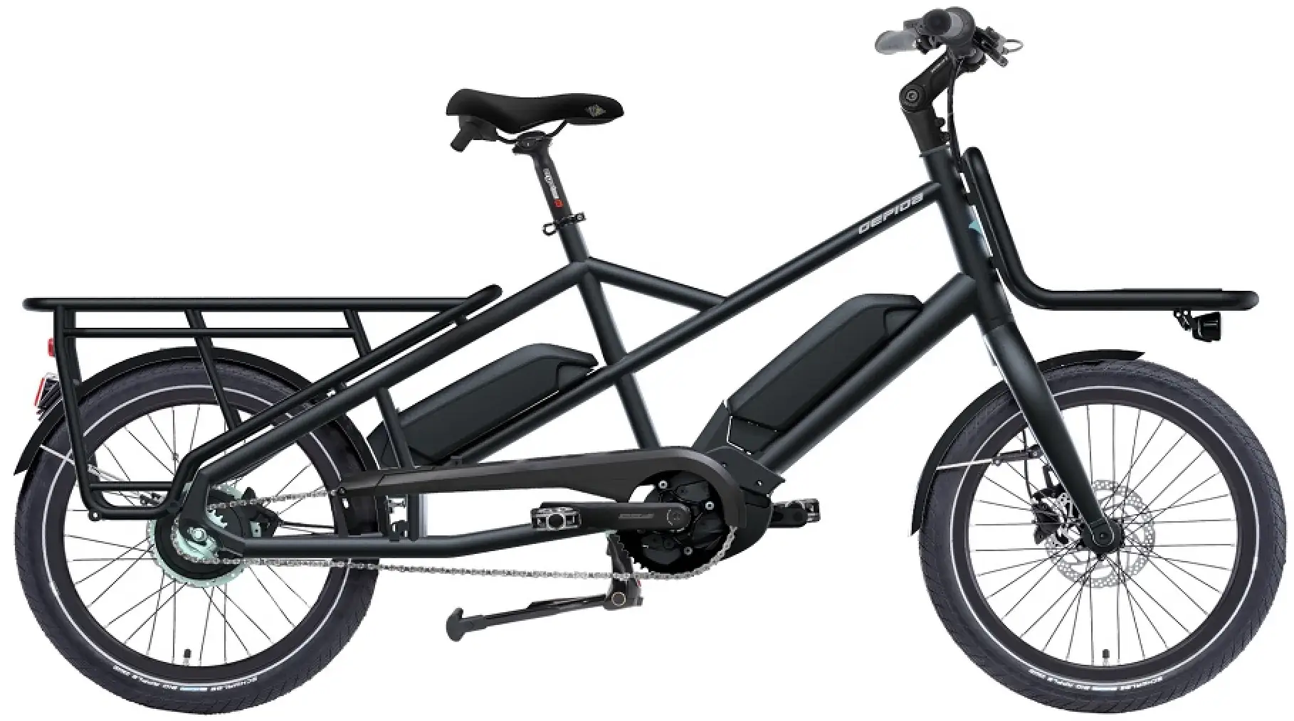 Longtail Fahrrad E Bike Lastenrad 20 Zoll Bosch Mittelmotor Gepida 1000Wh