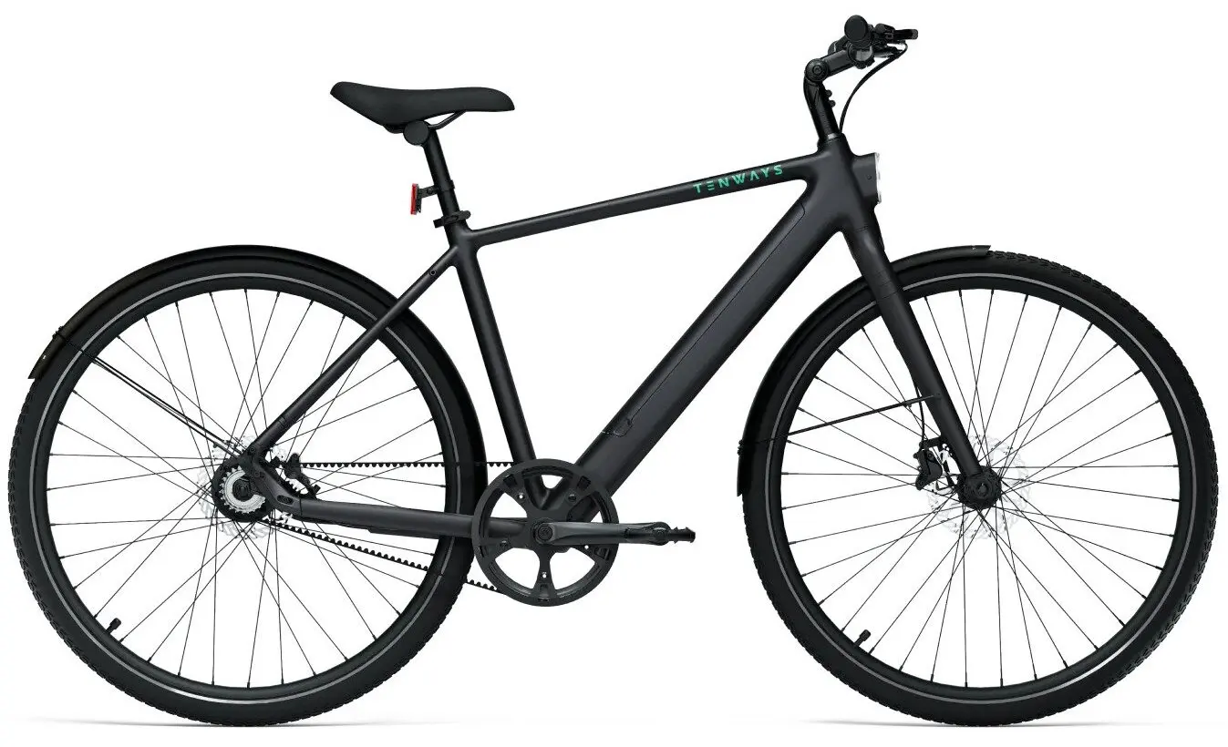 Tenways CGO600 Pro E Bike Urban Design Leichtes 16kg XL Schwarz