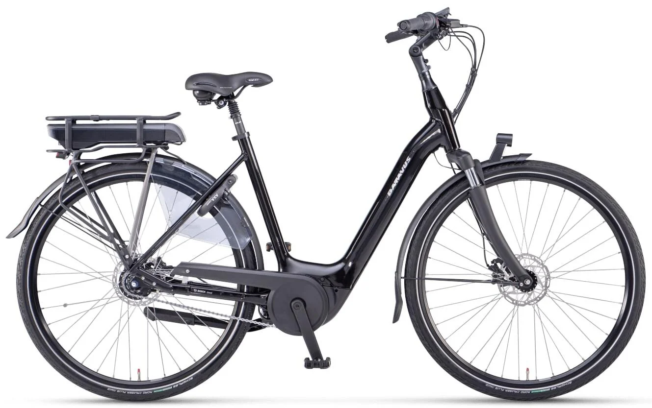 Batavus Garda E-Go Vélo Électrique Femme City Bosch Moteur Pedalier Noir 48cm