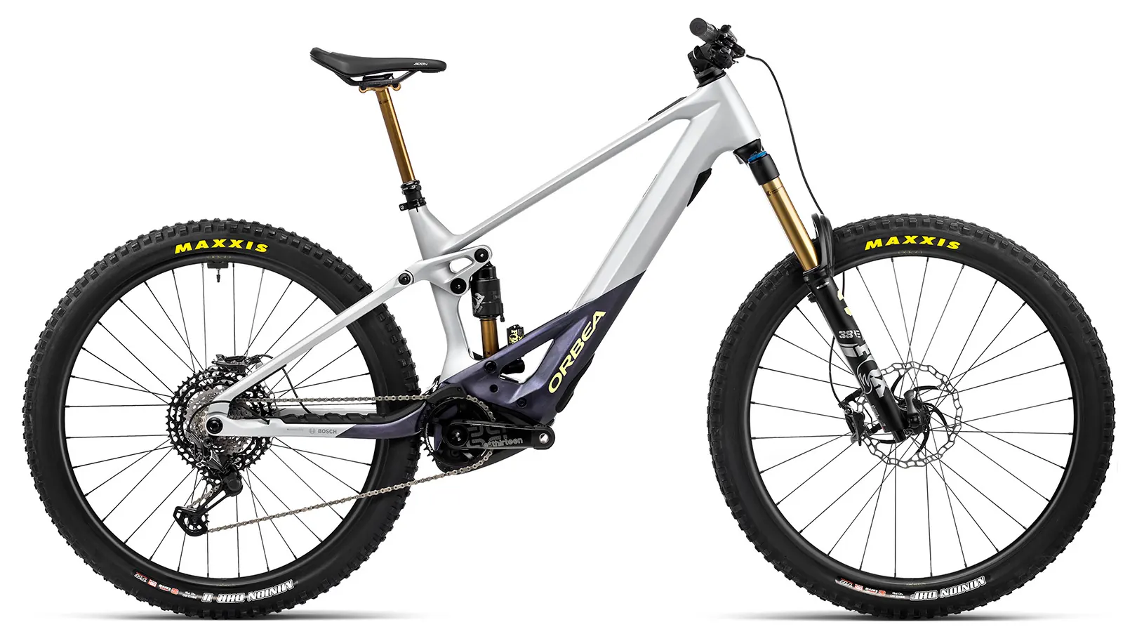 Orbea Wild M-LTD 2023 E Bike Fully Mountainbike Carbon Rahmen Weiss S