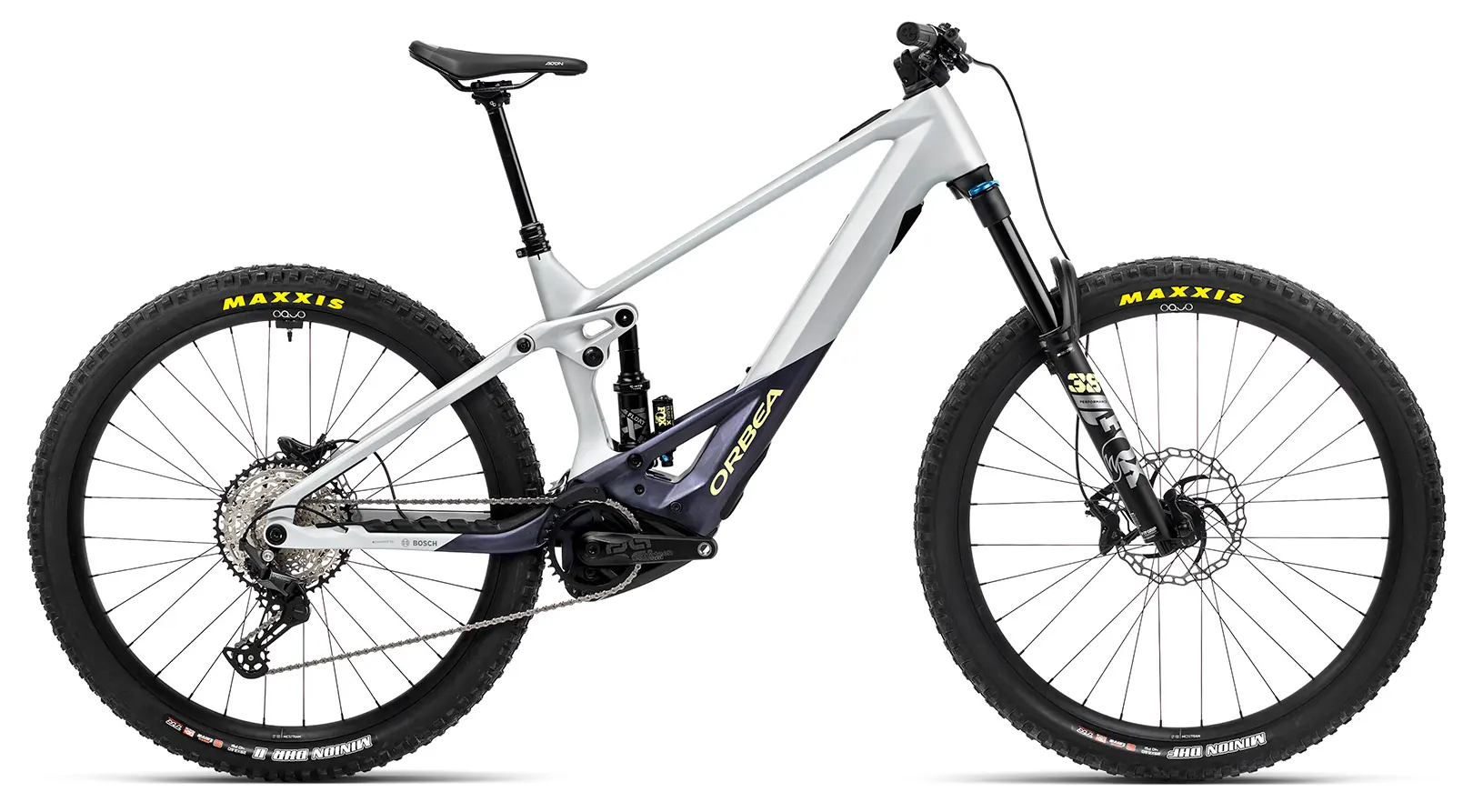 Orbea Wild M10 2023 E Bike Fully Mountainbike Carbon Rahmen Weiß XL