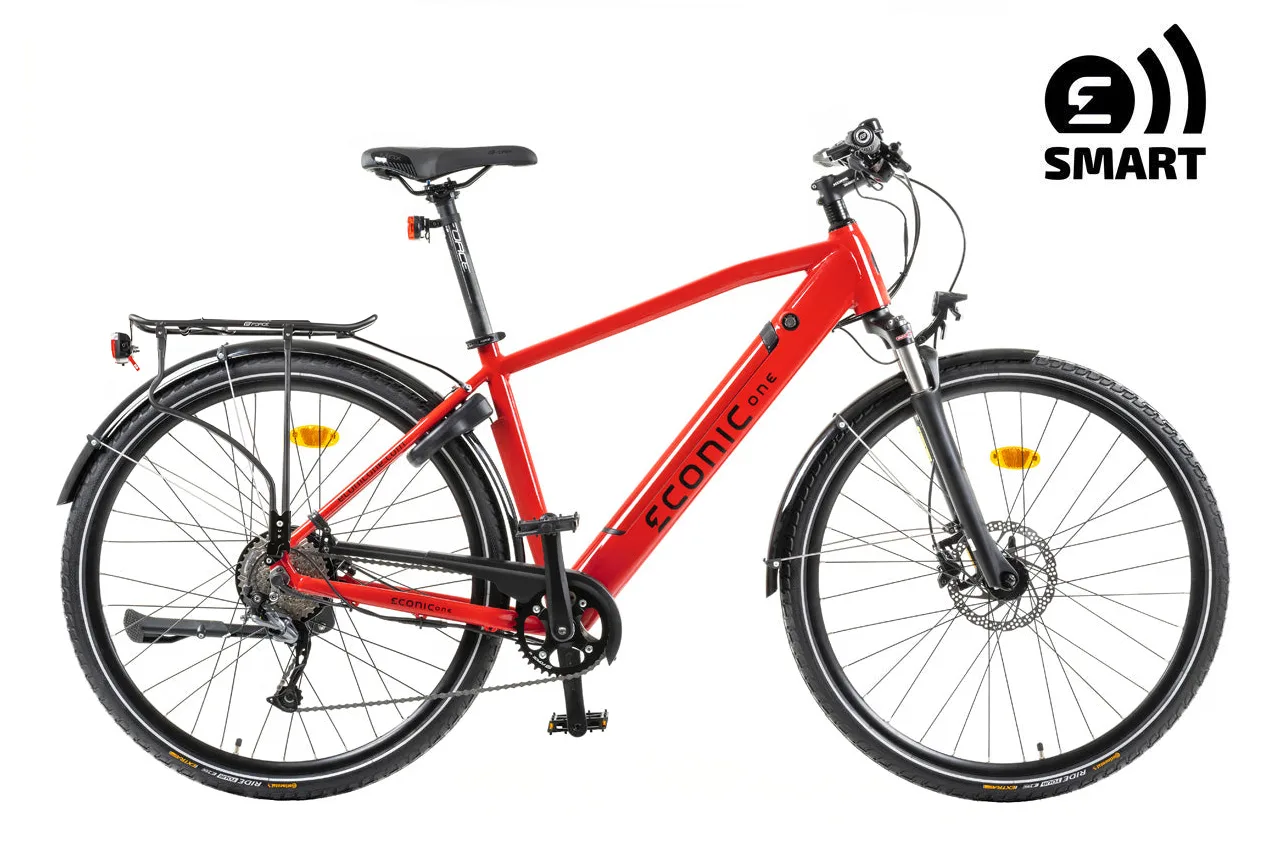 E Bike Trekking Herren Econic One Urban Smart XL 52cm Rot