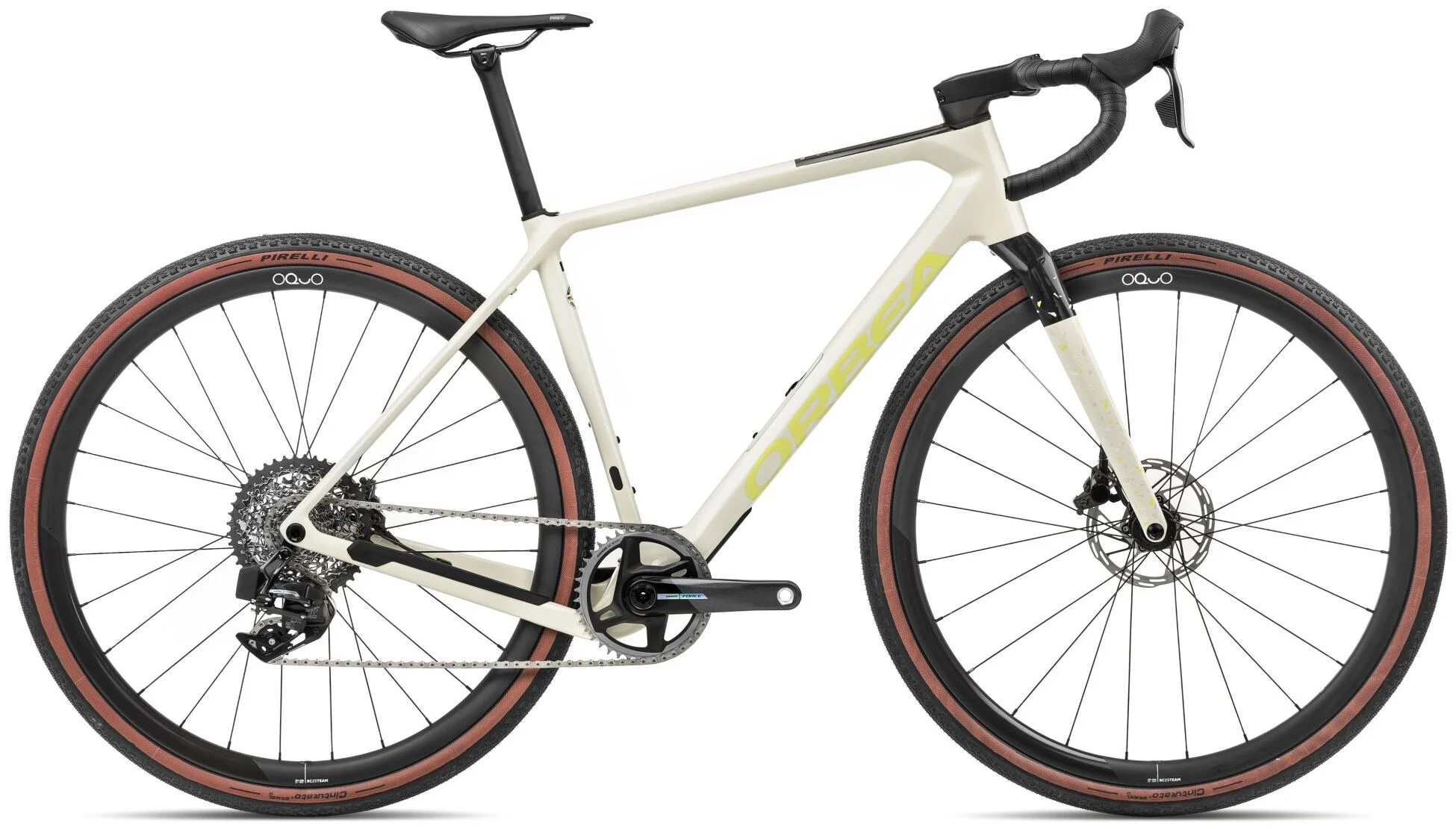 Orbea TERRA M21eTEAM 1X 2024 Gravel Bike Carbon Weiß S