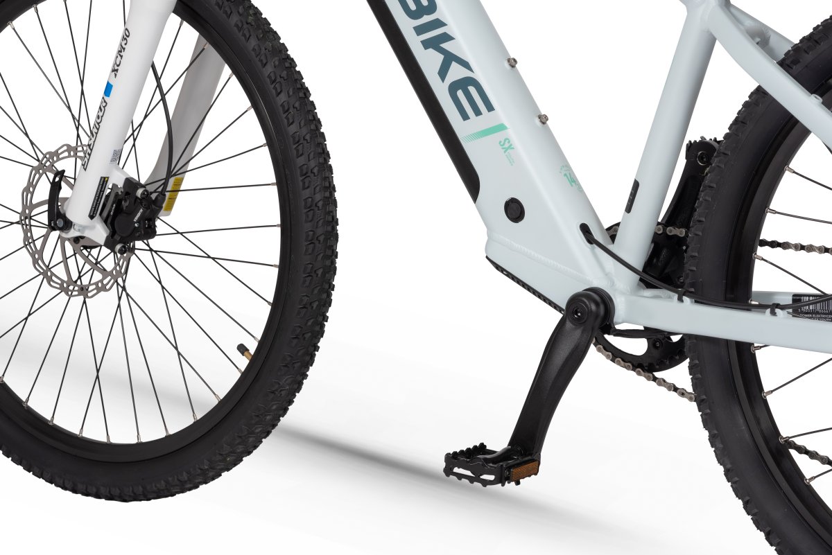 Vélo Électrique enfant 26 Pouces 36cm Cadre Ecobike SX Blanc