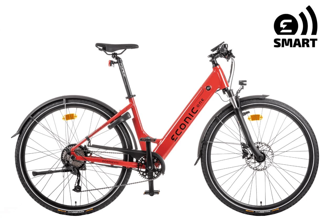 E Bike Damen Trekking 28 Zoll Econic One Smart Comfort M 44cm Rot