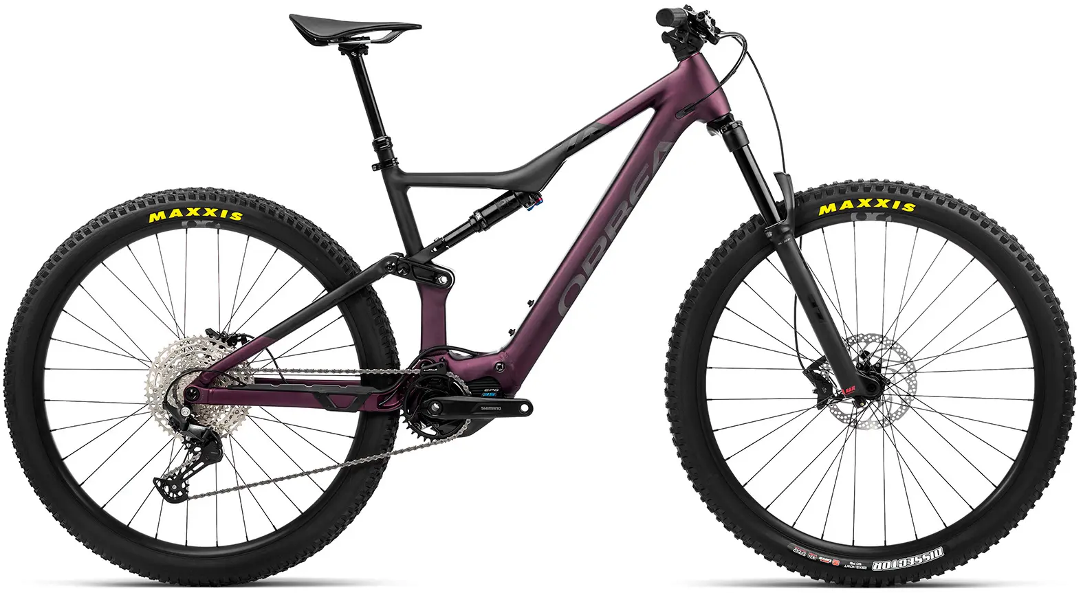 Orbea Rise H30 2023 Elektrische Mountainbike Fully 29 inch paars L