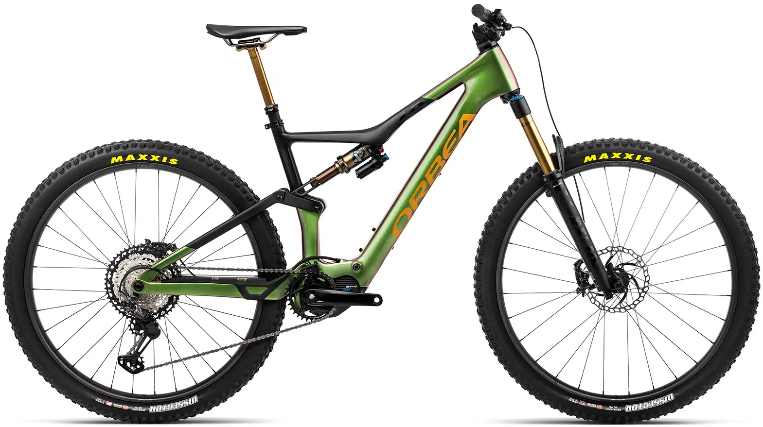 Orbea Rise M-Team 2023 Elektrische Mountainbike Fully 29 inch groen L