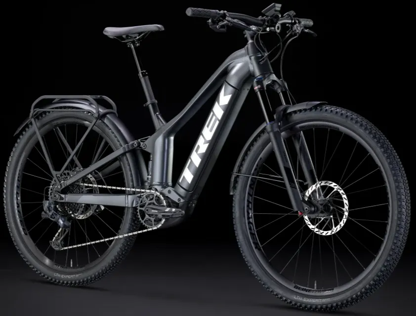Trek Powerfly FS 9 Equipped Gen 3 E Bike Fully 2023 XS Grau
