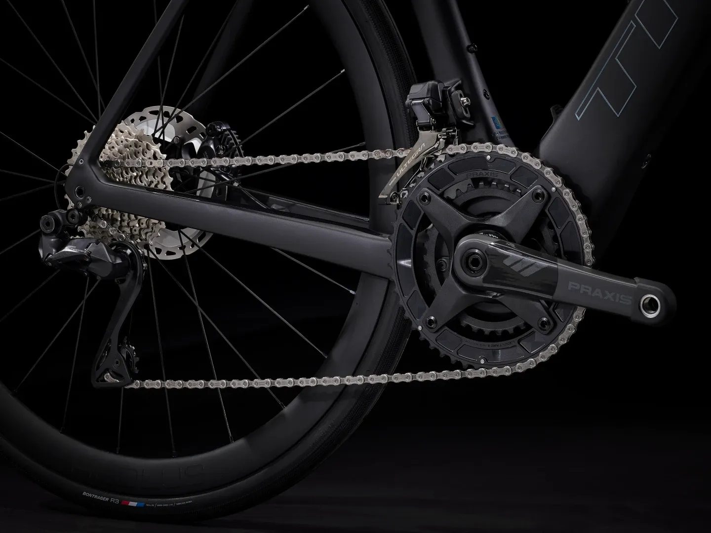 Trek Domane+ SLR 7 Vélo Cyclocross Électrique Carbon 2024 50cm Noir