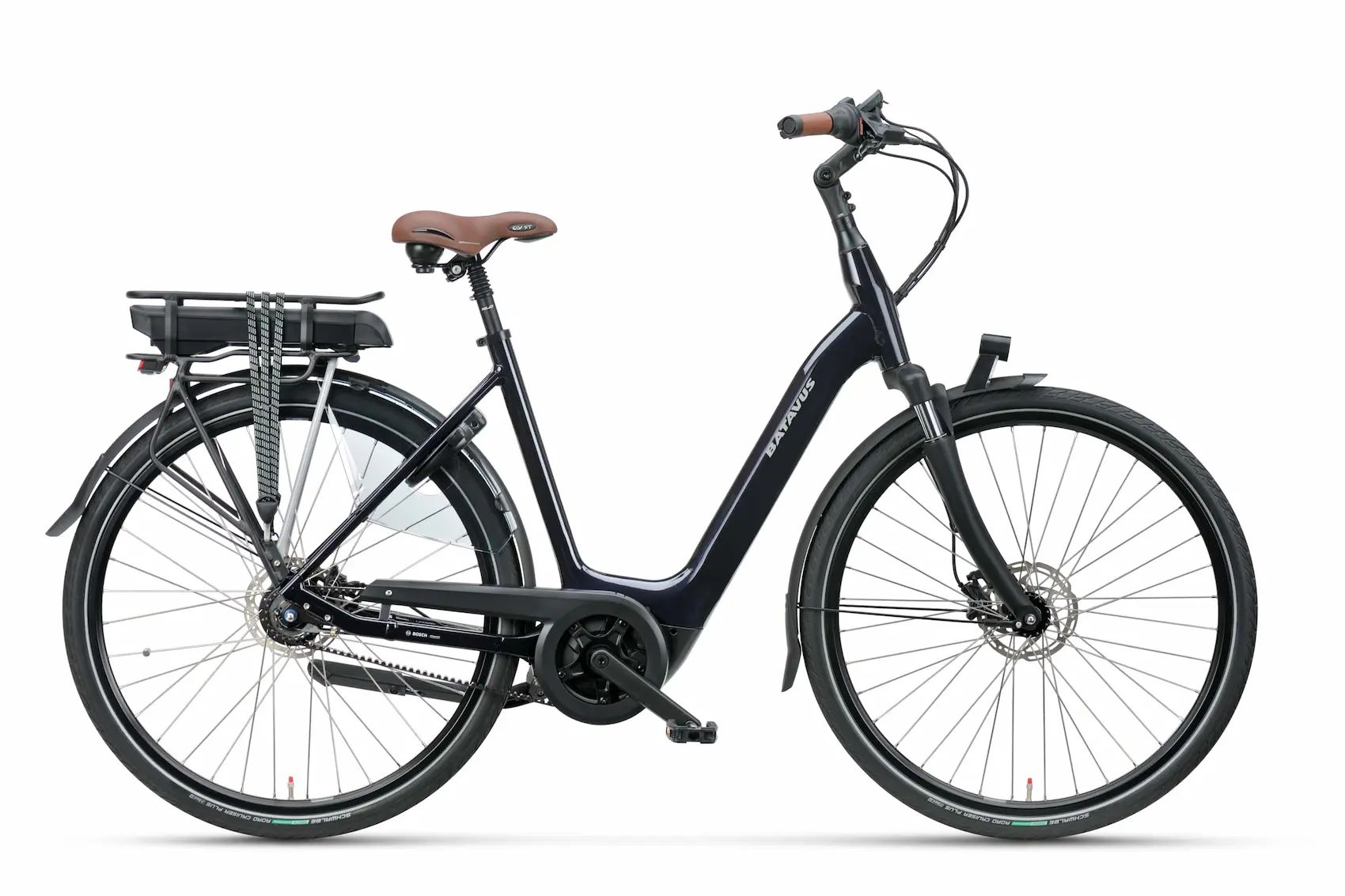 Batavus Finez E-go Exclusive 500 E Bike Damen Trekking Bosch Blau 48cm
