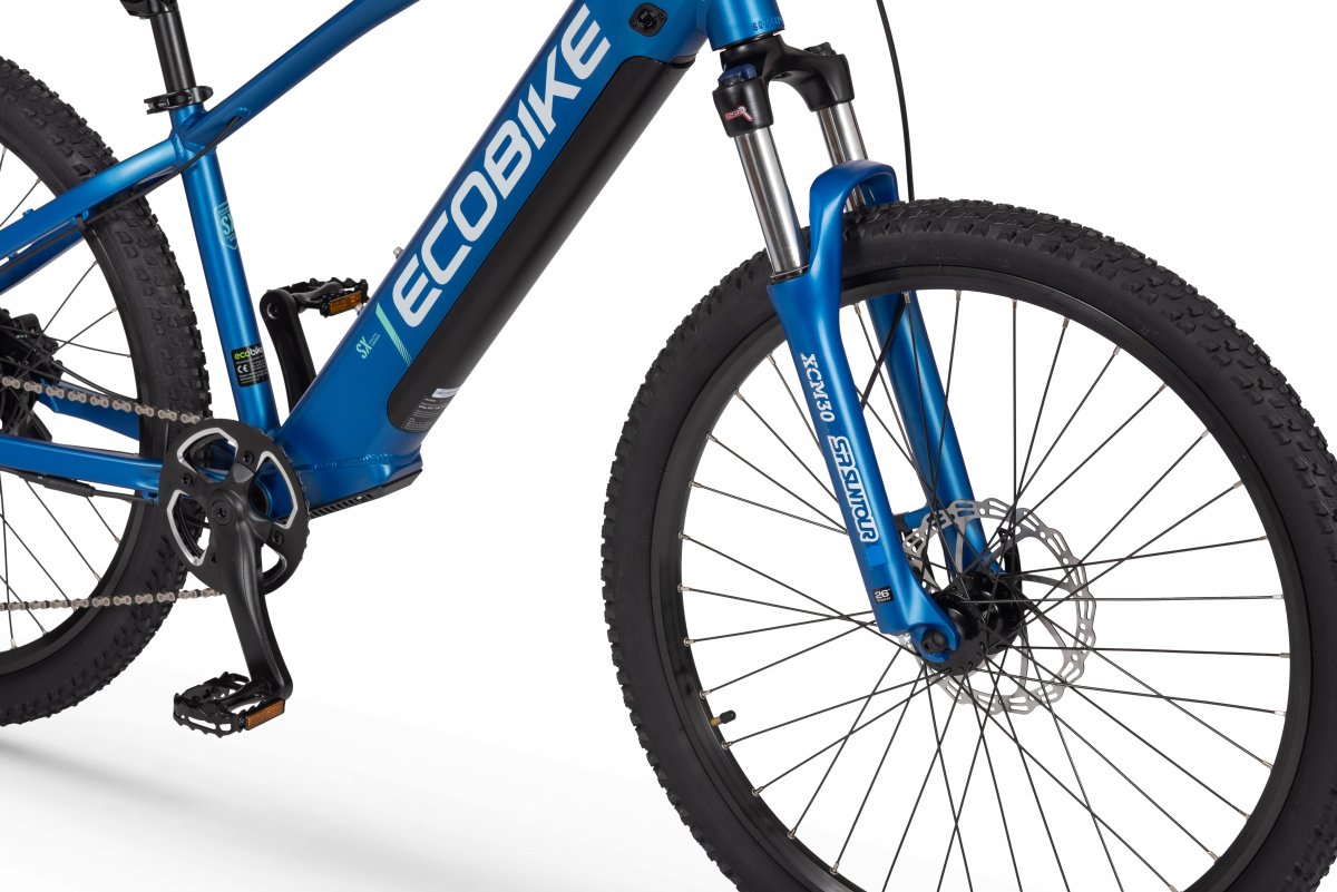 Kids E Bike 26 Inch 36cm Frame Ecobike SX Blue