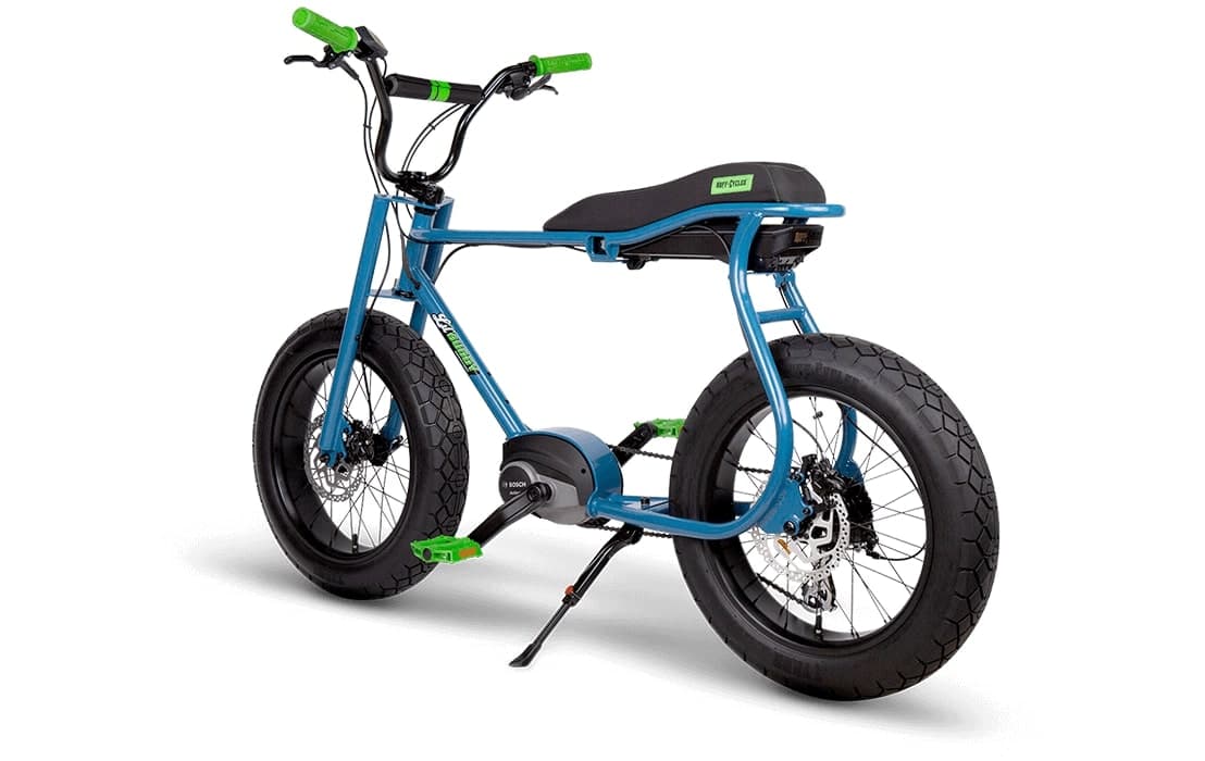 E Fatbike Ruff Cycles Retro Bosch Mittelmotor Lil'Buddy Blau