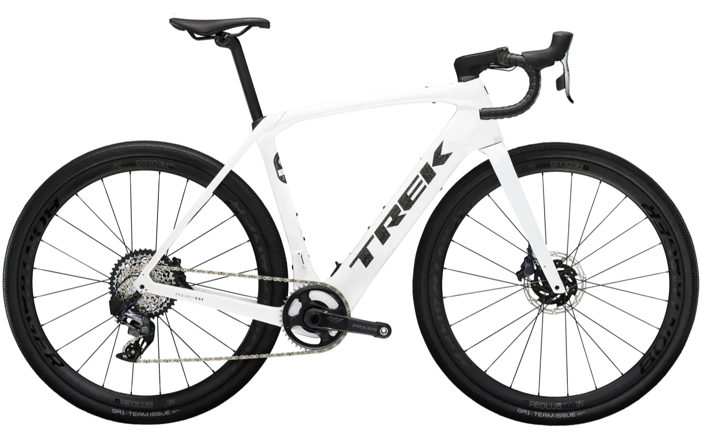 Trek Domane+ SLR 7 AXS Gravel E Bike Carbon 2023 60cm Weiß