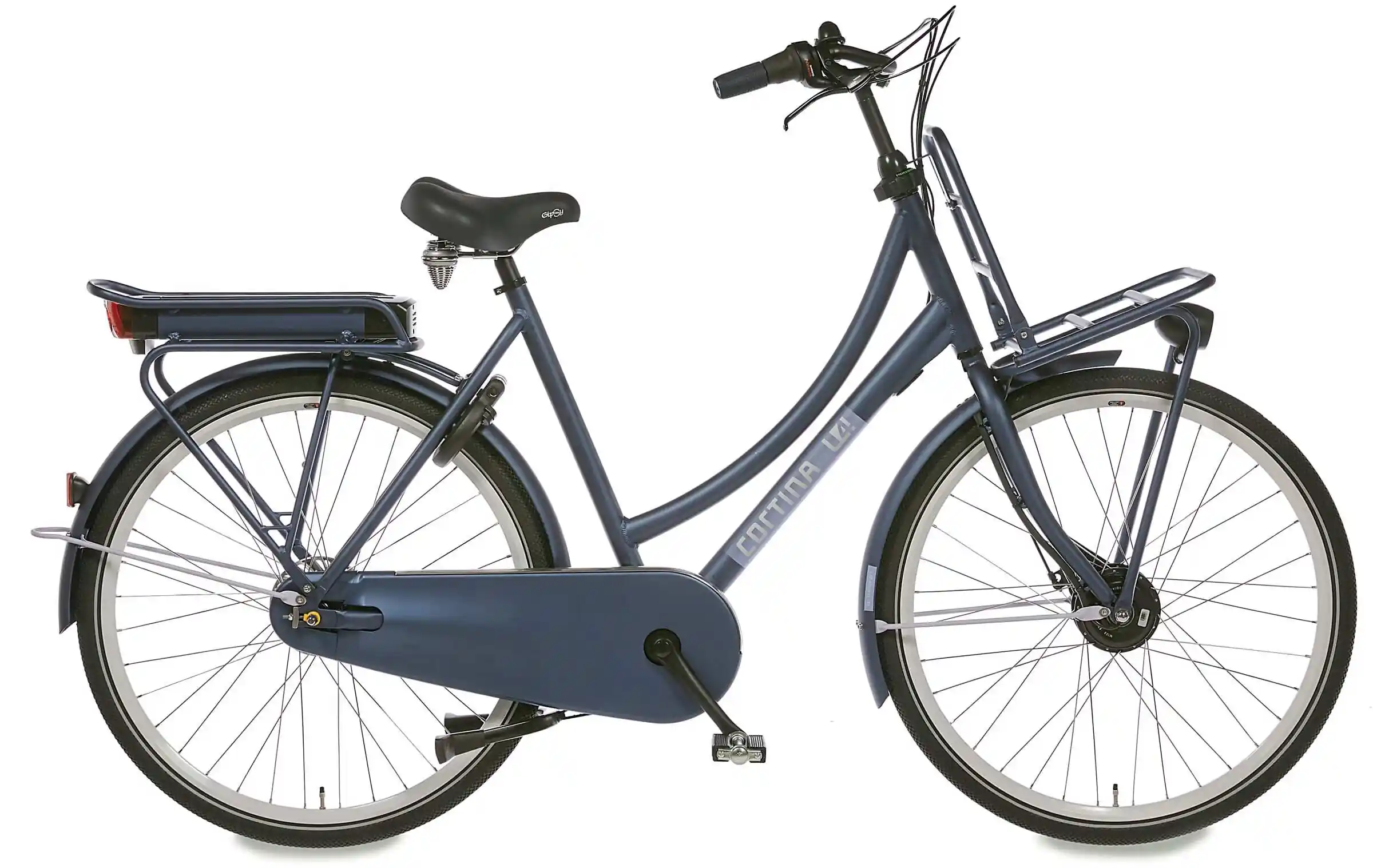 Cortina Hollandrad E Bike Damen City 28 Zoll EU4 T7 Dunkelblau 300Wh 50cm