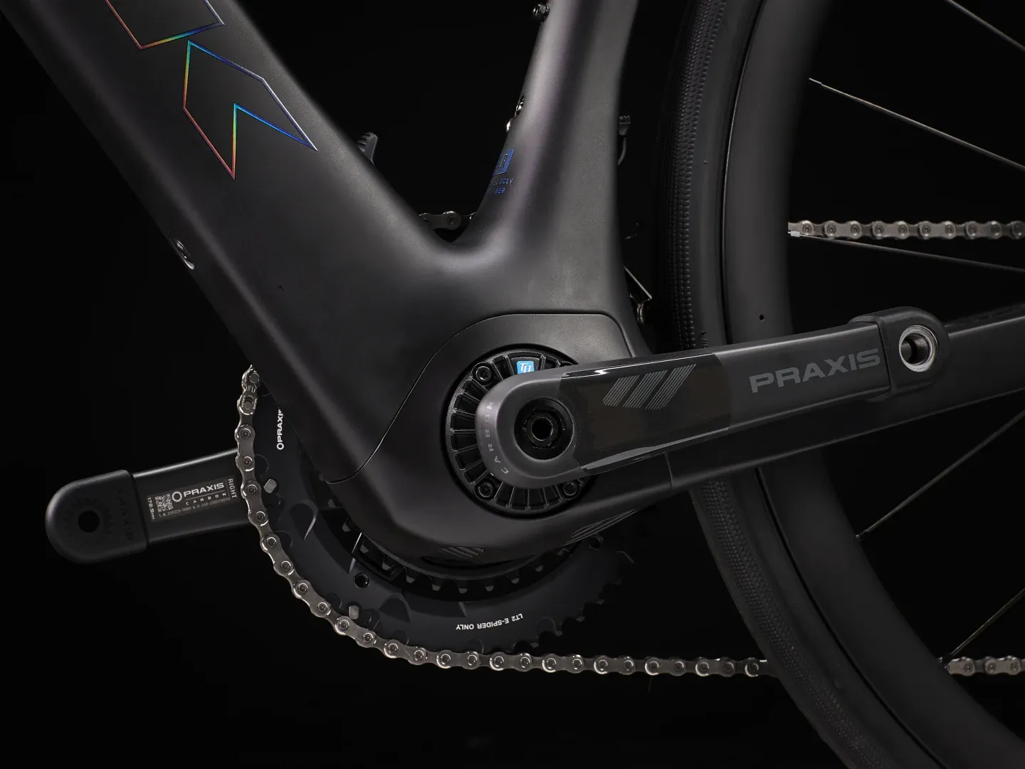 Trek Domane+ SLR 7 Elektrische Cyclocross Fiets Carbon 2024 50cm Zwart