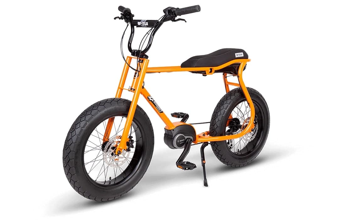 E Fatbike Ruff Cycles Retro Bosch Mittelmotor Lil'Buddy CX Orange