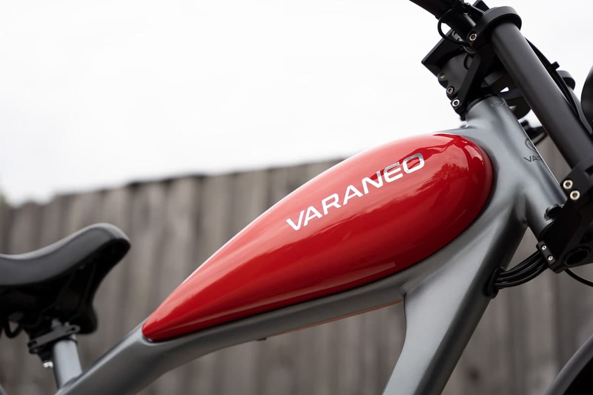 E Fatbike Chopper Fahrrad Varaneo Cafe Racer Rot