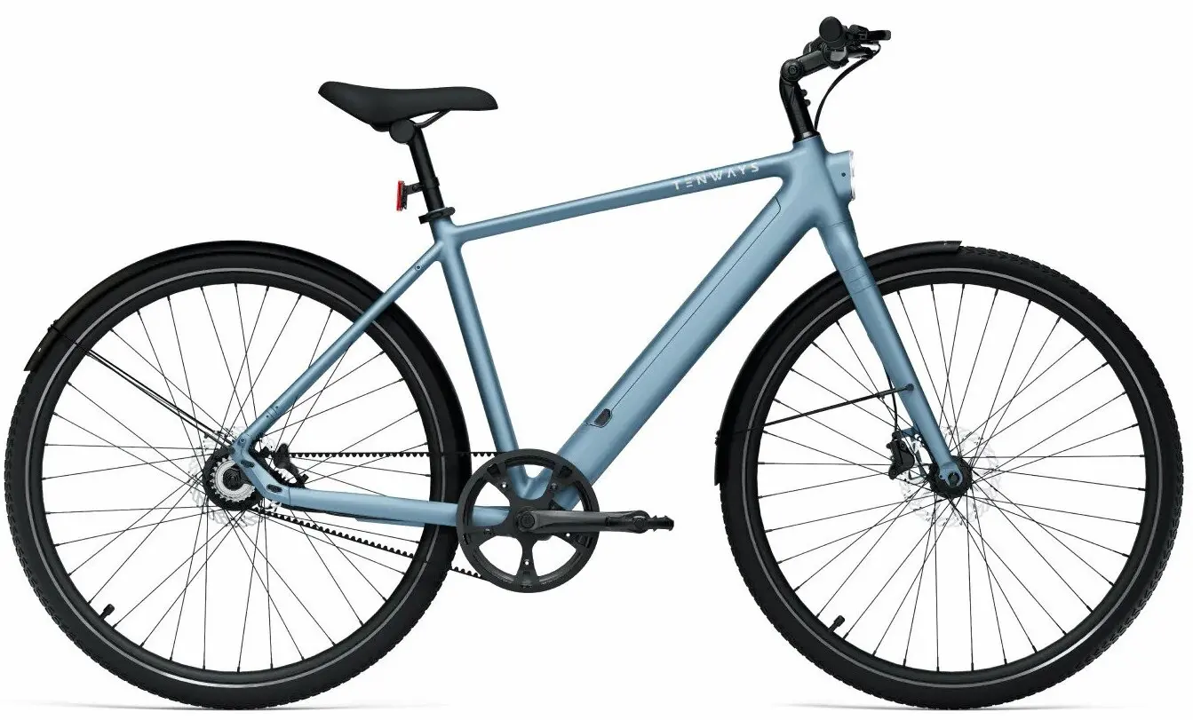 Tenways Urban E Bike Design Leichtes 16kg CGO600 PRO L Blau