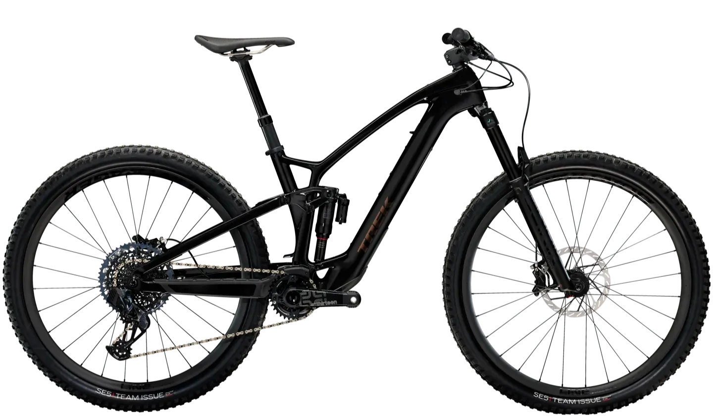 Trek Fuel EXe 9.8 GX AXS Elektrische Mountainbike Fully Carbon 29" S Zwart