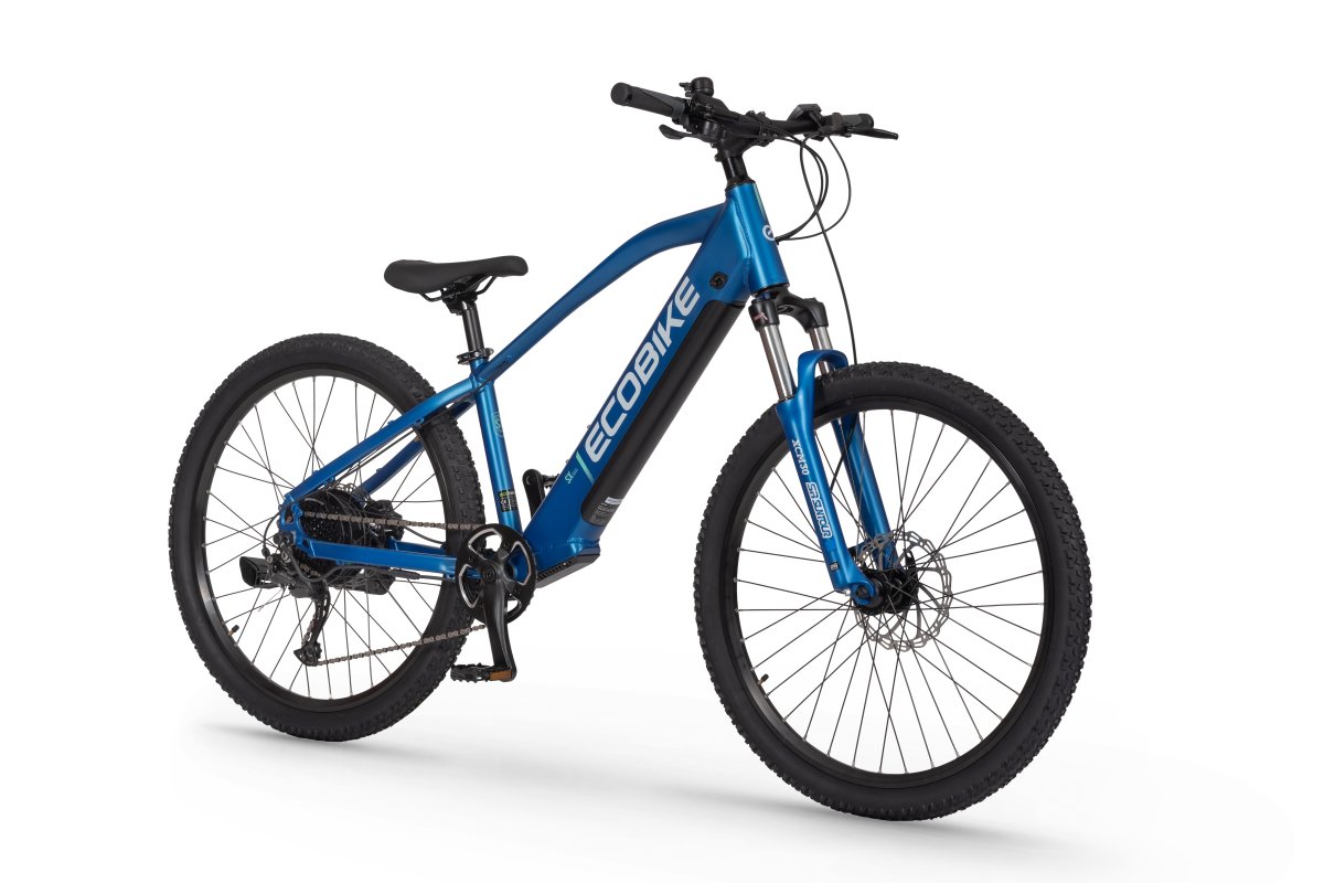 Vélo Électrique enfant 26 Pouces 36cm Cadre Ecobike SX Bleu
