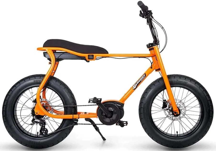E Fatbike Retro Bosch Mittelmotor 20 Zoll Ruff Cycles Lil'Buddy CX Orange