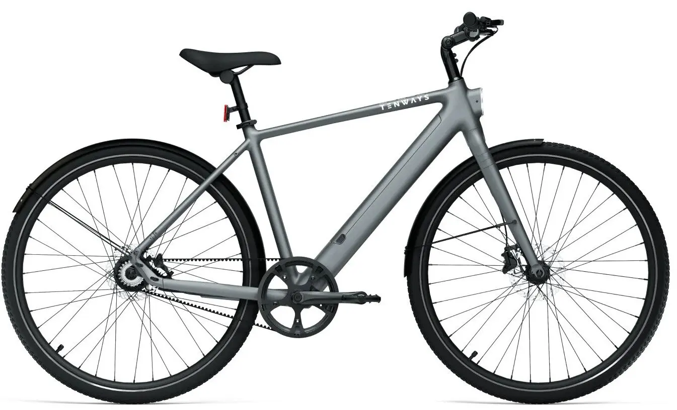 Tenways CGO600 Pro E Bike Urban Design Leichtes 16kg XL Grau