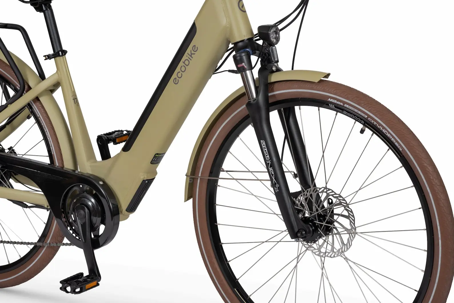S Pedelec 45 km/h E Bike Damen Trekking Tiefeinsteiger X-City Gold 43cm