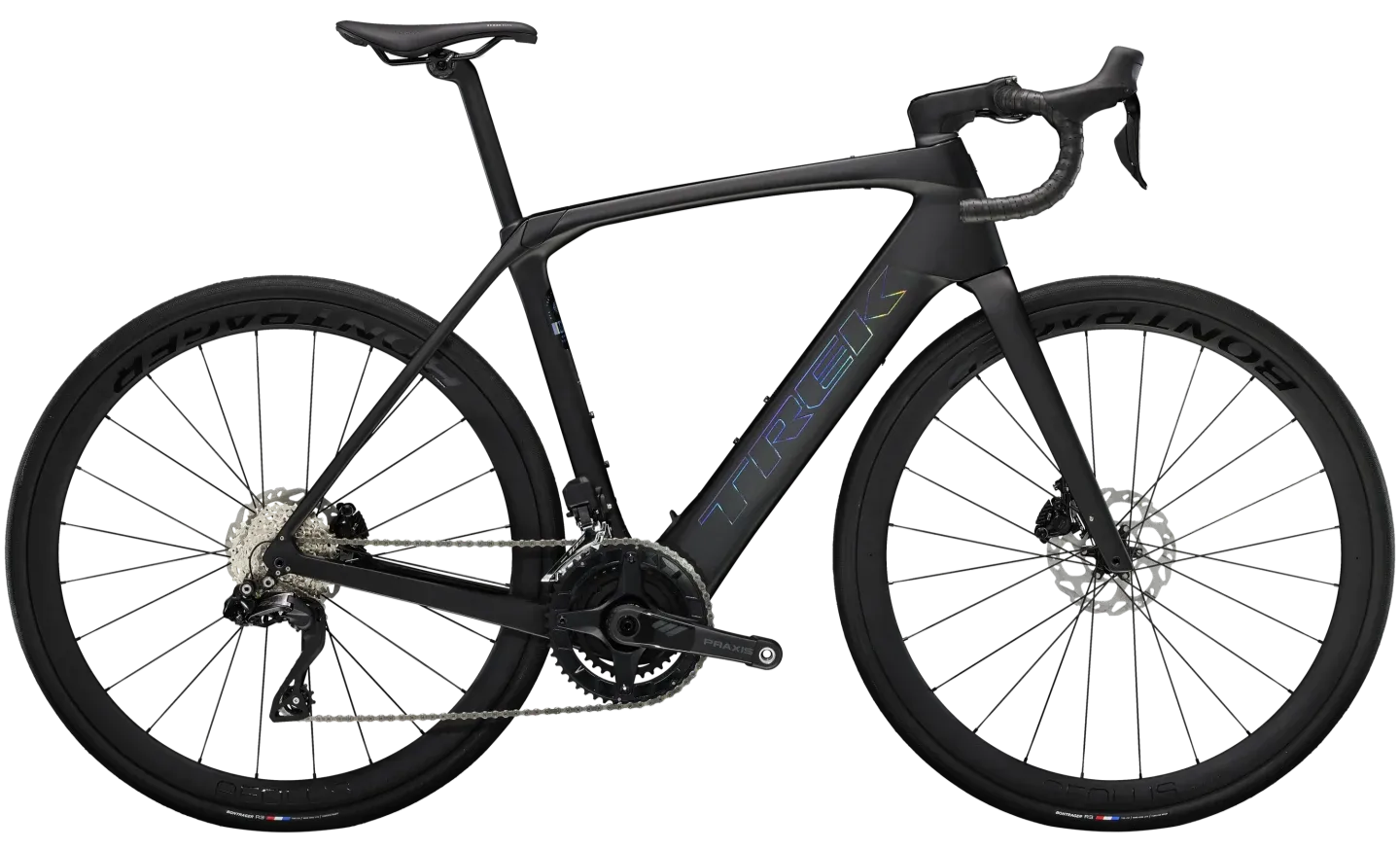 Trek Domane+ SLR 6 Pro E Rennrad Cyclocross Carbon 2024 52cm Schwarz